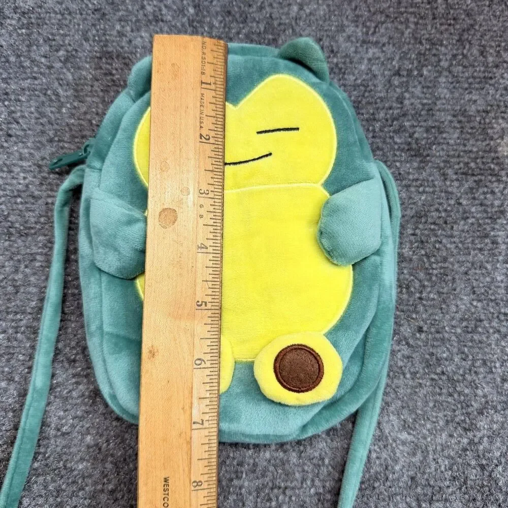 Pokemon Pochette Snorlax Strap Shoulder Bag Plush Pouch Stuffed